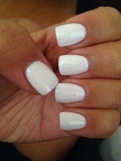 plain-white-nails-49_18 Unghiile albe simple