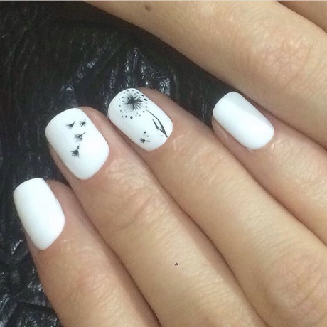 plain-white-nails-49_4 Unghiile albe simple