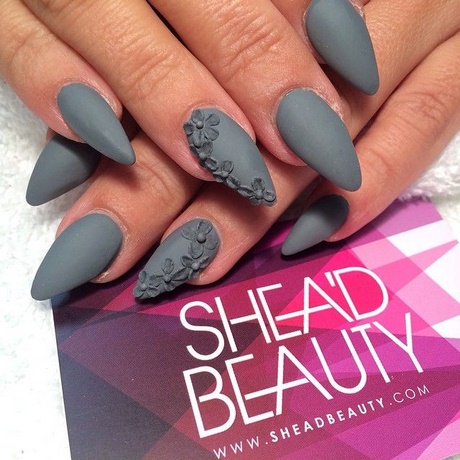 pointed-matte-nails-14_15 Unghiile Mate ascuțite