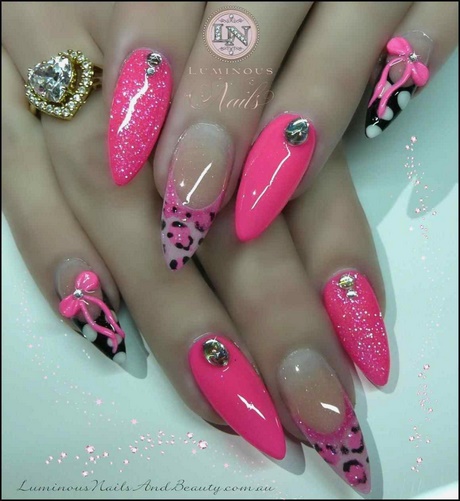 pointy-pink-nails-56_13 Ascuțite unghii roz
