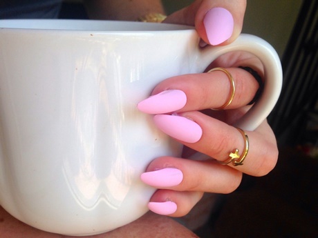 pointy-pink-nails-56_8 Ascuțite unghii roz