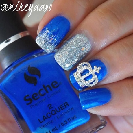 pretty-blue-nail-designs-22_12 Modele de unghii destul de albastre