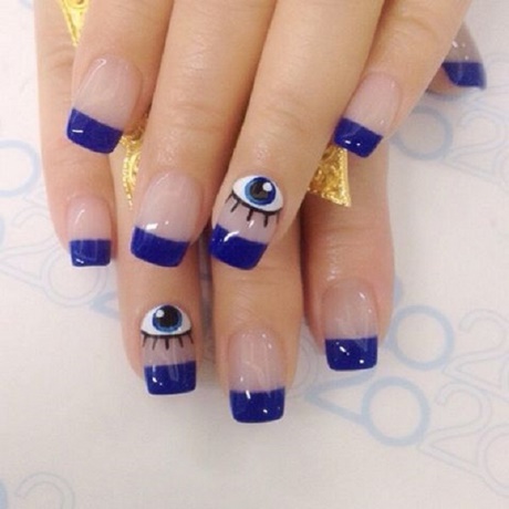 pretty-blue-nail-designs-22_18 Modele de unghii destul de albastre