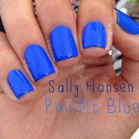 pretty-blue-nails-30 Unghii destul de albastru