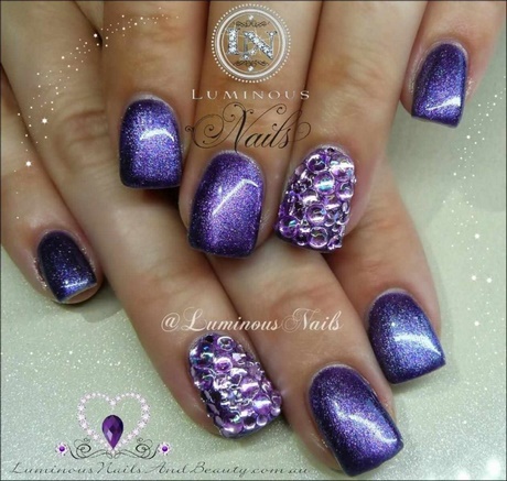 purple-and-gold-nails-66_16 Violet și aur cuie