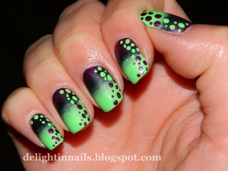 purple-and-green-nail-art-11_7 Violet și verde nail art
