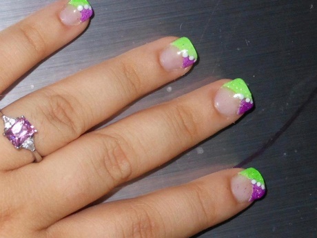 purple-and-green-nail-designs-56_3 Modele de unghii violet și verde