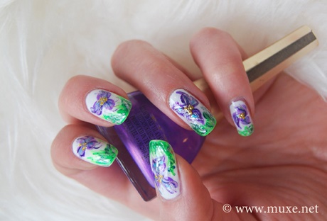 purple-and-green-nail-designs-56_8 Modele de unghii violet și verde
