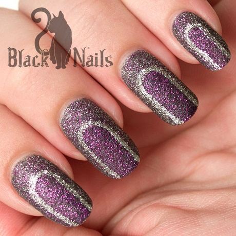 purple-and-grey-nails-97_11 Unghii violet și gri
