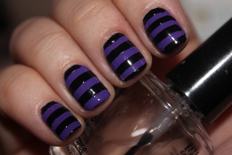 purple-and-grey-nails-97_18 Unghii violet și gri