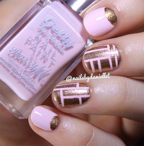 purple-and-pink-nail-art-34_5 Violet și roz nail art