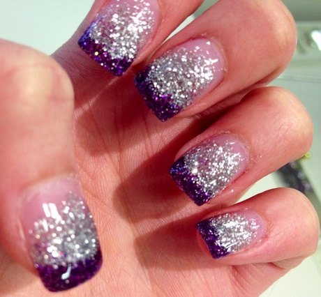 purple-and-silver-nails-56_7 Violet și argint cuie