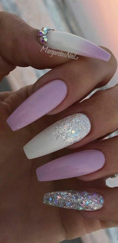 purple-and-silver-nails-56_8 Violet și argint cuie