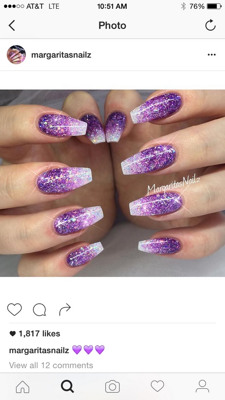 purple-and-white-acrylic-nails-07_3 Unghii acrilice violet și alb