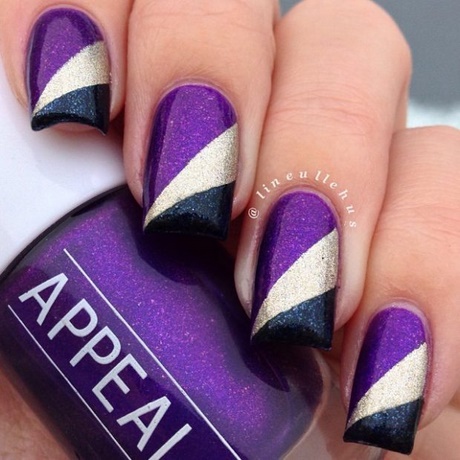 purple-black-nails-52_19 Violet unghii negre