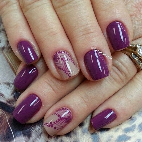 purple-color-nail-art-design-76_10 Culoare Violet nail art design