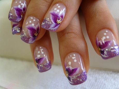 purple-flower-nails-44_11 Unghii de flori purpurii