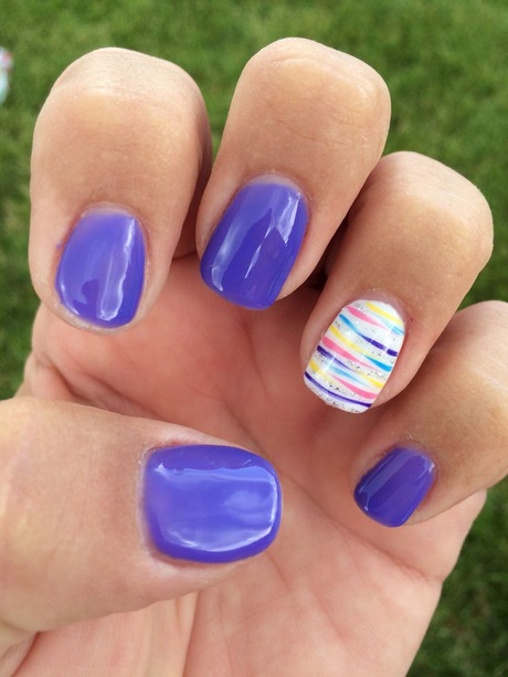purple-gel-nail-ideas-84_10 Idei de unghii cu gel violet