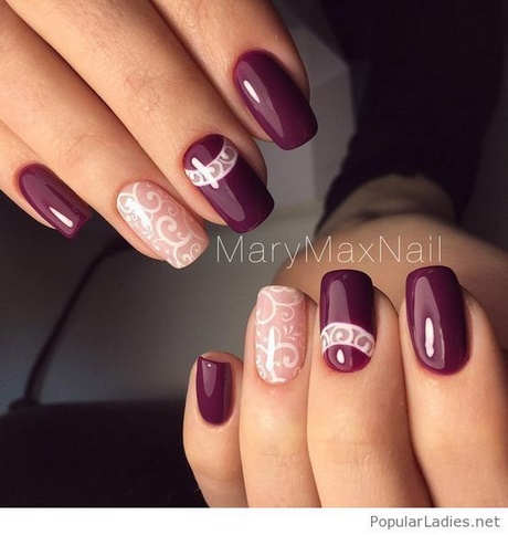 purple-gel-nail-ideas-84_7 Idei de unghii cu gel violet