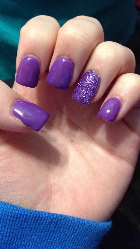 purple-gel-nail-ideas-84_9 Idei de unghii cu gel violet
