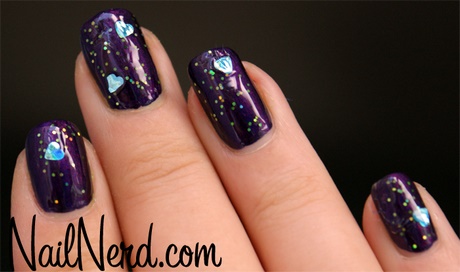 purple-glitter-nail-designs-57_12 Modele de unghii cu sclipici violet