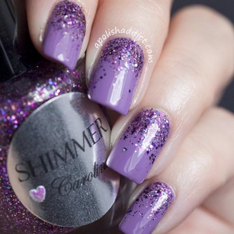 purple-glitter-ombre-nails-27_6 Purple glitter Ombre nails