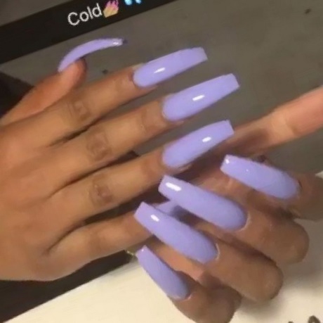 purple-nail-designs-for-long-nails-63_12 Modele de unghii violet pentru unghii lungi