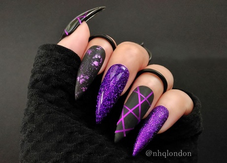 purple-stiletto-nails-42_4 Violet stiletto Cuie