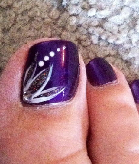 purple-toe-nail-designs-27_3 Purple toe unghii modele