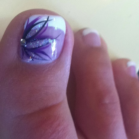purple-toe-nail-designs-27_9 Purple toe unghii modele