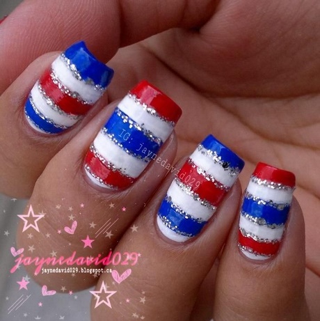 red-white-and-blue-nail-art-designs-10_18 Roșu alb și albastru nail art modele