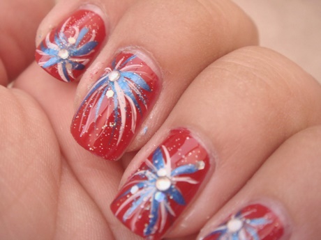 red-white-and-blue-nail-art-designs-10_7 Roșu alb și albastru nail art modele