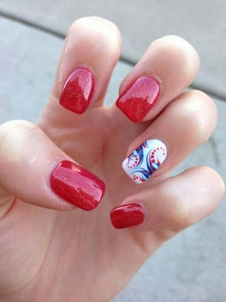 red-white-and-blue-nail-designs-49_16 Modele de unghii alb și albastru roșu