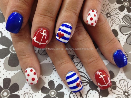 red-white-and-blue-nail-designs-49_17 Modele de unghii alb și albastru roșu