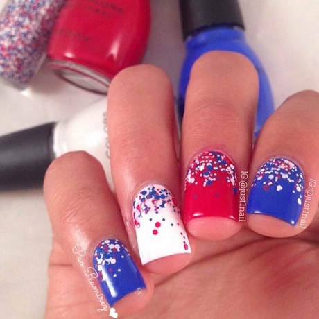 red-white-and-blue-nail-designs-49_3 Modele de unghii alb și albastru roșu