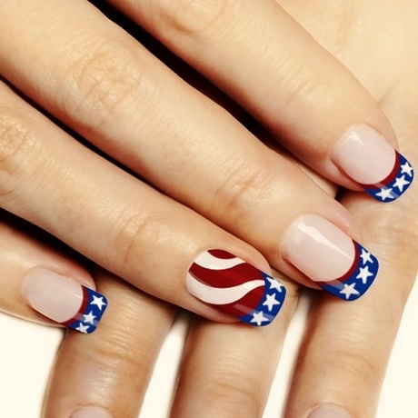 red-white-and-blue-nail-designs-49_5 Modele de unghii alb și albastru roșu