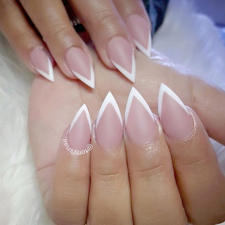 short-acrylic-stiletto-nails-62_6 Unghii scurte acrilice stiletto