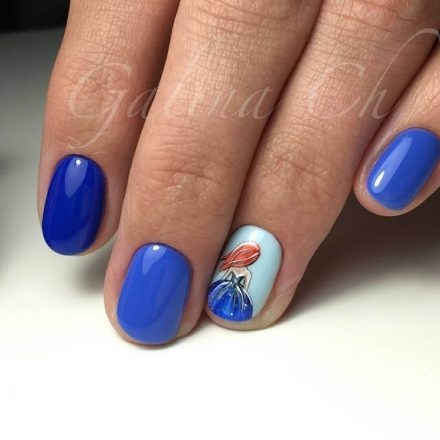 short-blue-nails-33_17 Unghii scurte albastre