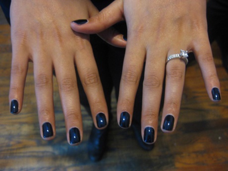 short-blue-nails-33_19 Unghii scurte albastre