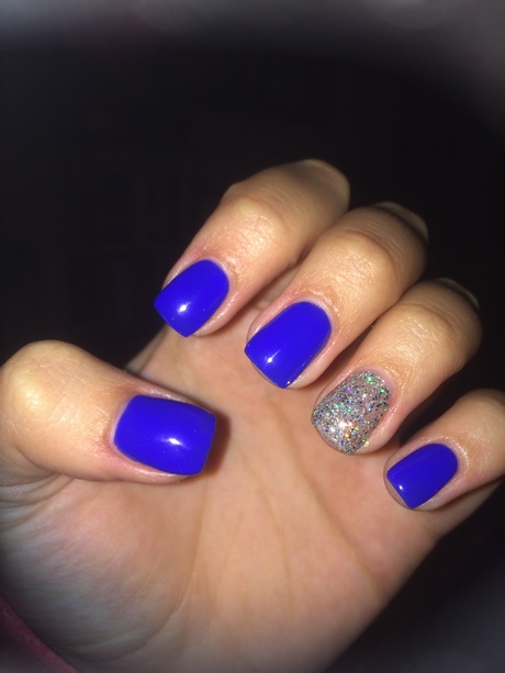 short-blue-nails-33_2 Unghii scurte albastre