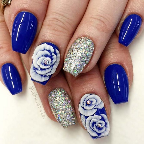 short-blue-nails-33_8 Unghii scurte albastre
