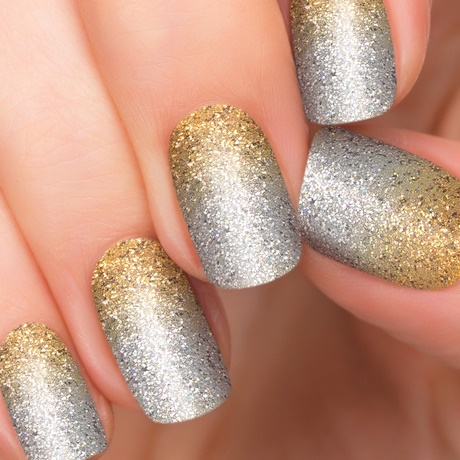 silver-and-gold-nail-art-77 Argint și aur nail art