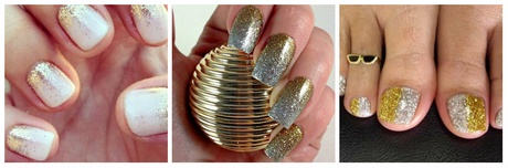 silver-and-gold-nail-art-77_16 Argint și aur nail art