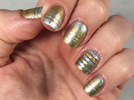 silver-and-gold-nail-art-77_2 Argint și aur nail art