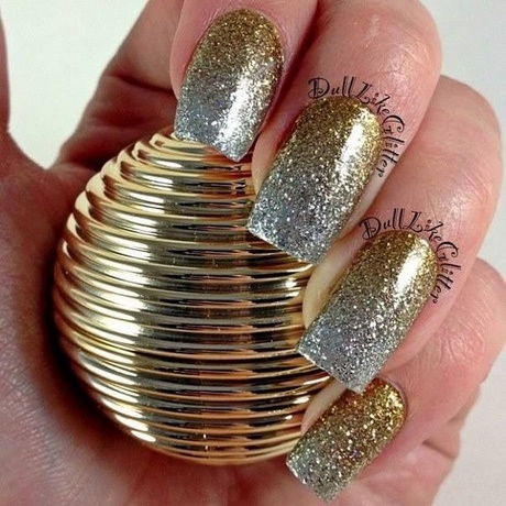 silver-and-gold-nail-art-77_5 Argint și aur nail art