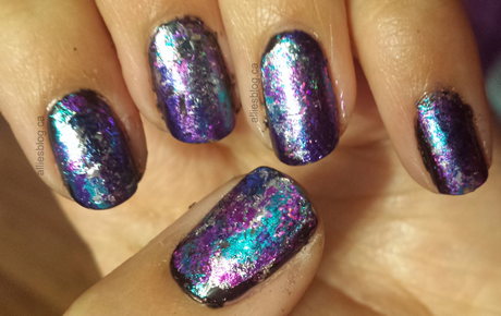 silver-and-purple-nails-95 Argint și unghii violet