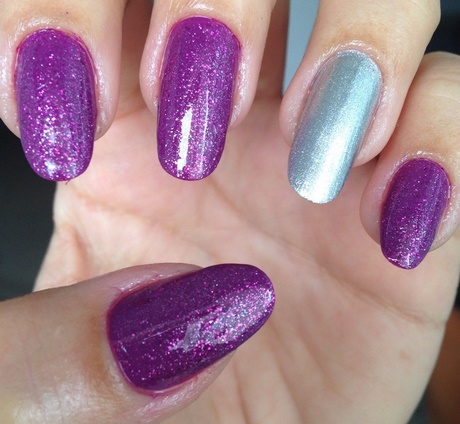 silver-and-purple-nails-95_14 Argint și unghii violet