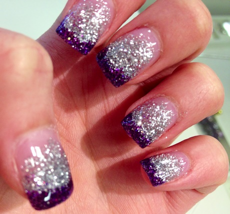 silver-and-purple-nails-95_2 Argint și unghii violet