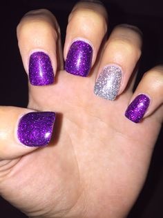 silver-and-purple-nails-95_3 Argint și unghii violet