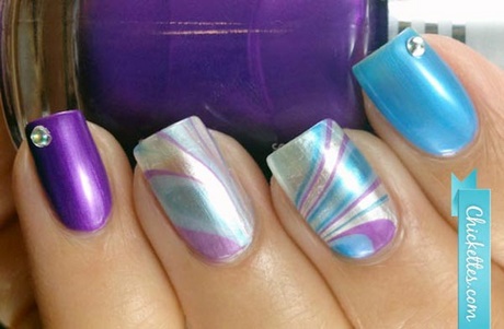silver-and-purple-nails-95_6 Argint și unghii violet